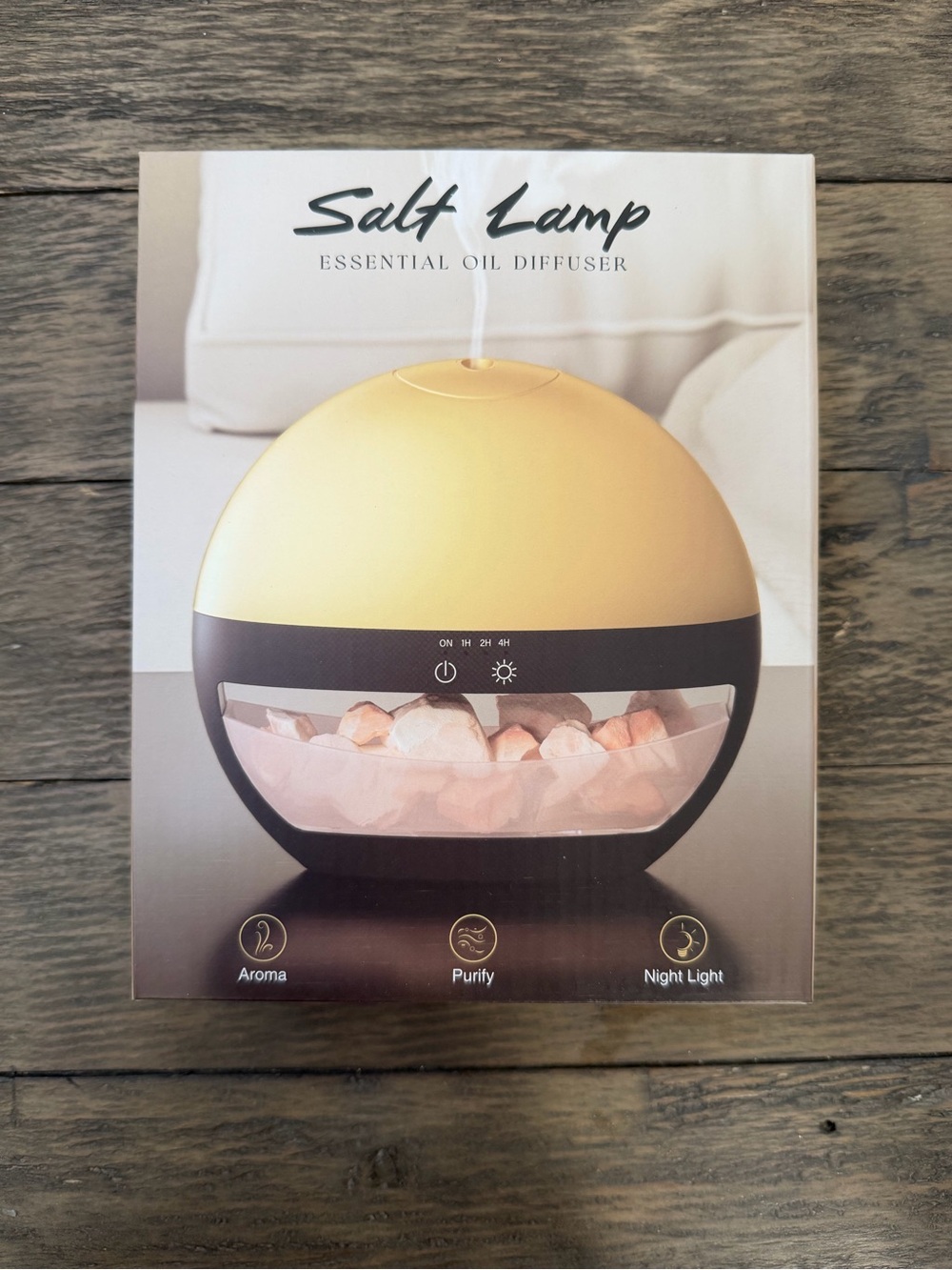 Salt lamp, essential oil diffuser